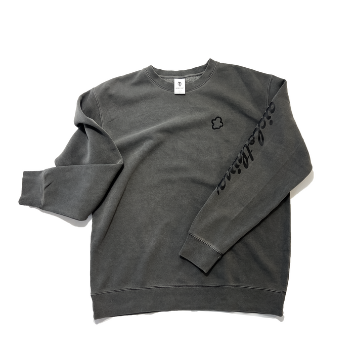 Black - Pigment Dyed Crew Neck
