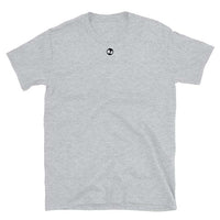 GREY_AI Clothing Tshirt with Ai logo center underneath color, in the color of Black